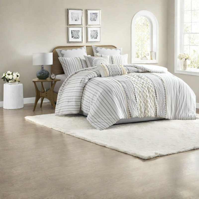 Ensembles de literie de qualité supérieure, 100% coton très grand, chenille moderne pour la maison