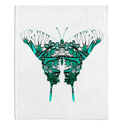  Jeté papillon Kaléidoscope
