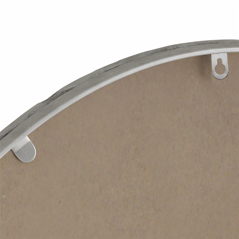 Miroir rétro Iron Art, Argent argent