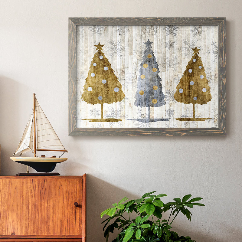 Collection sophistiquée de Noël A, Gris, H 18 po x l 26 po x P 1,5 po