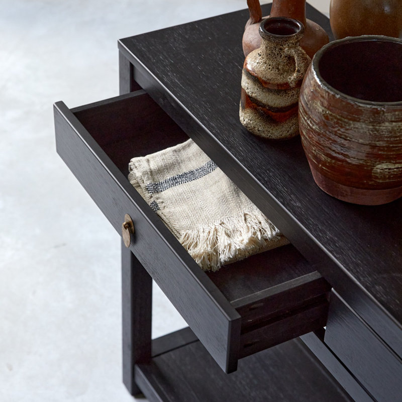 Zenaka 47.24'' W Solid Wood Console Table