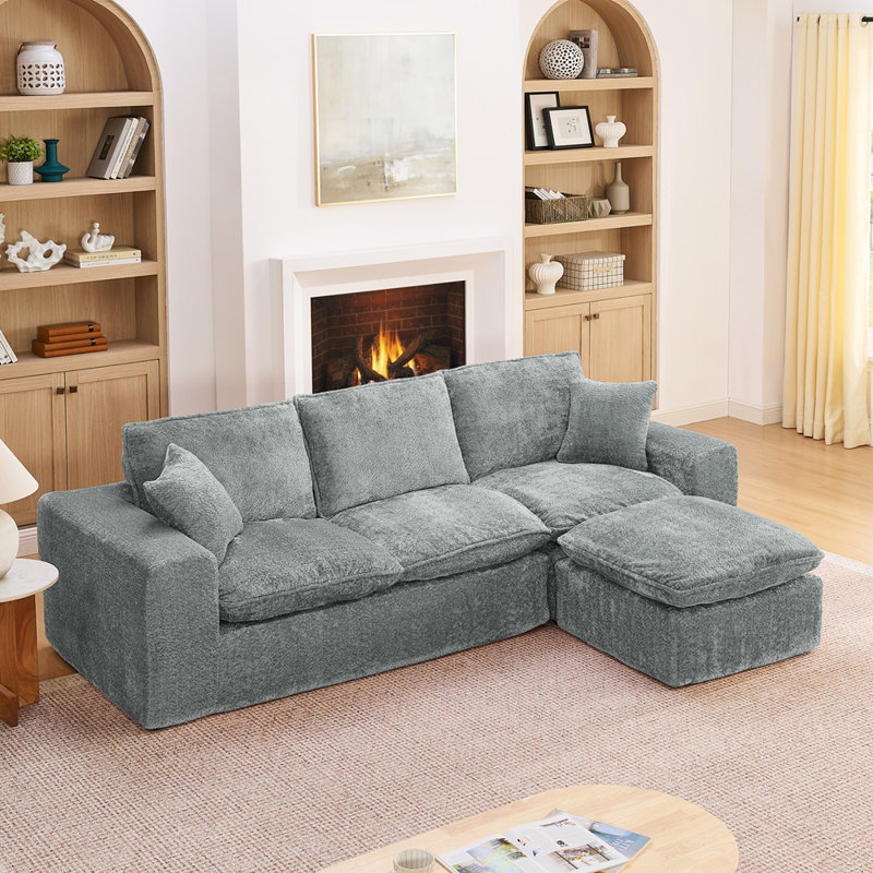 Comfy Cloud Couch with Pillows