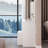 41" Large Size Left Bedside Cabinet Vanity Table, Cushioned Stool, Extra Large Touch Control LED Mirror, 3-Color Switch, Multi Layer High Capacity Storage Fashionable Dresser, Suitable For Large Space-1381856461