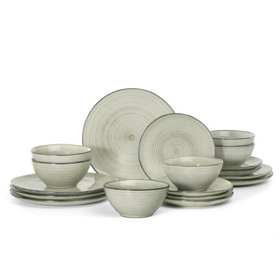 Stoneware Dinnerware Set 18 Piece - Service for 6