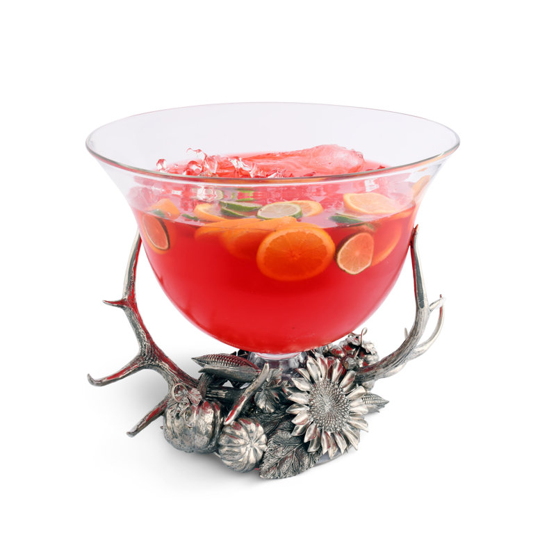 Harvest Glass Nut Bowl