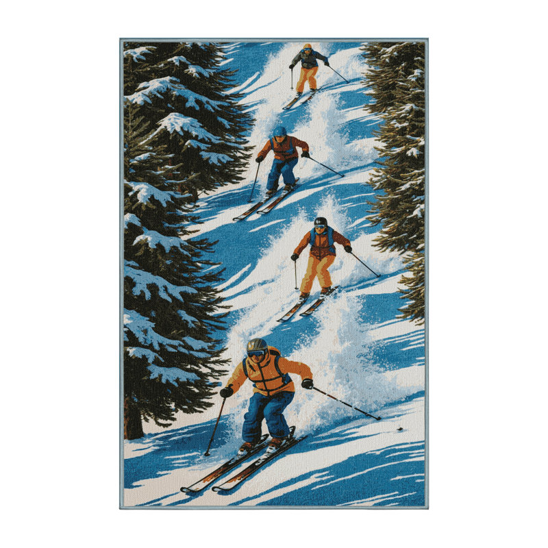  Tapis de sport lavable, Rectangle 7 pi x 9 pi