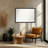 Havana Black Bronze Non-Beveled Framed Wall Mirror-119711880