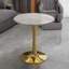 Table basse dorée 27,6 pouces