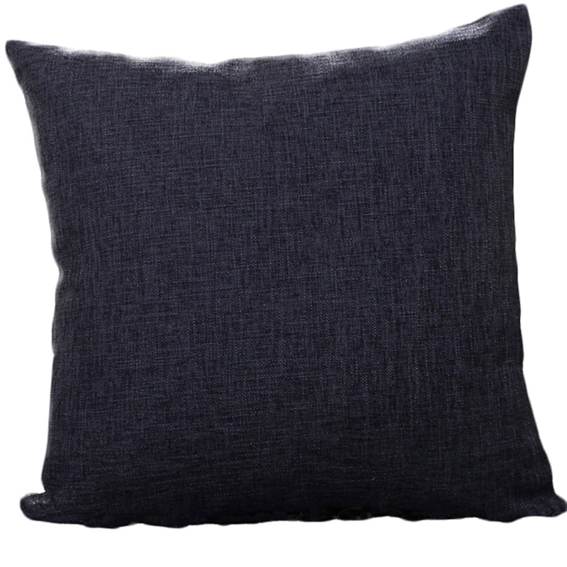 Coussin décoratif, H 18 po x l 18 po, Gris foncé