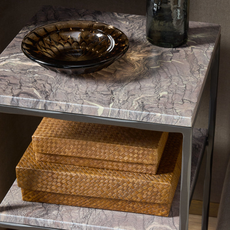 Table de chevet en marbre Piet