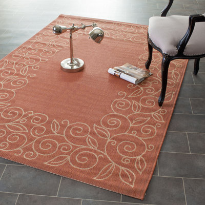 Herefordshire Performance Floral Indoor/Outdoor Area Rug