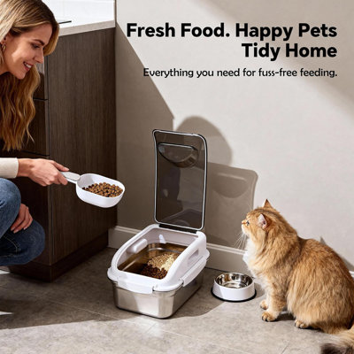 Stainless Steel Pet Food Container