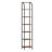 Bookshelf Narrow Bookcase, Tall Storage Rack with Steel Frame, Display Standing Shelf Unit, Skinny Book Shelf for Study Living Room Home Office, Industrial Style, 6-Tier Rustic Brown-1276043146-1289422610
