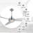 Bazar 52'' Ceiling Fan with LED Lights