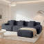 Canapé modulaire en L 113 po-123053952