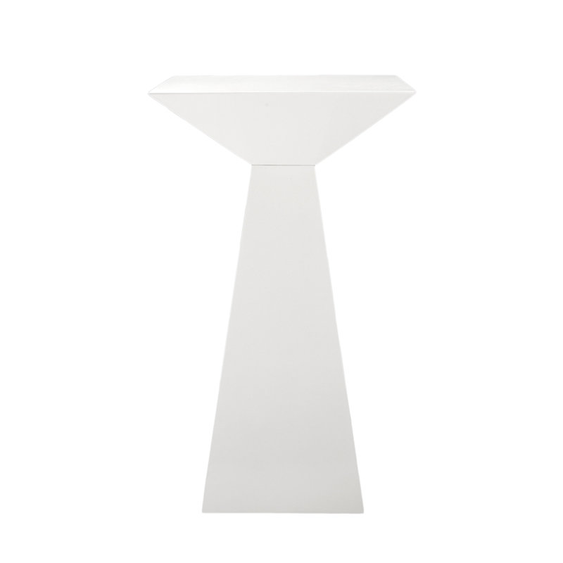 Table de salle à manger carrée Symbole, Blanc, 41.34" H x 23.6"  W x 23.6" D