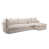 Nevis Ivory Polyester Blend