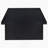 Caroline Black Rectangular Engineered Laminate Coffee Table