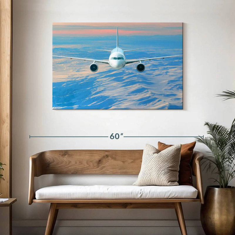 Avion commercial Mehar White, H 30 po x l 45 po