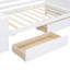 Lit de jour simple avec tablettes et tiroirs-118022063