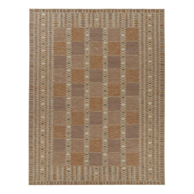Scandinavian Wool Geometric Area Rug