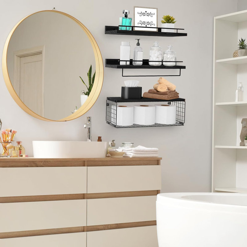 Floating Shelves For Wall, Wood Bookcases