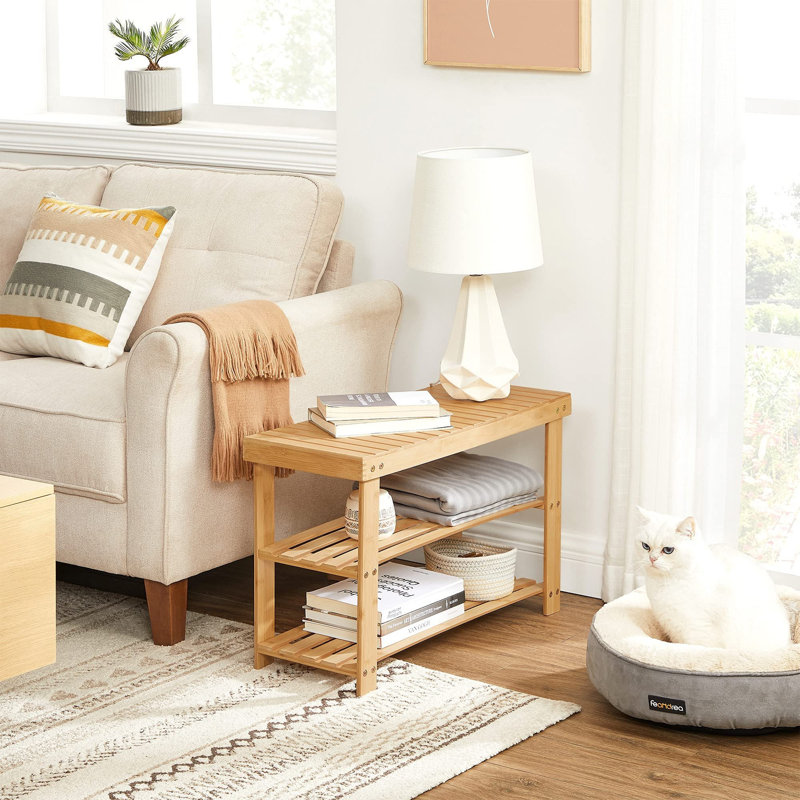 Aleda 6 Pair Shoe Storage Bench