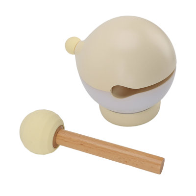 Lampe de chevet en bois rechargeable sans fil à intensité variable avec autocollants mignons 3 niveaux