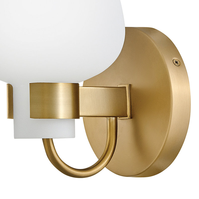 Luminaire de salle de bain Joss & Main Arcana, Doré