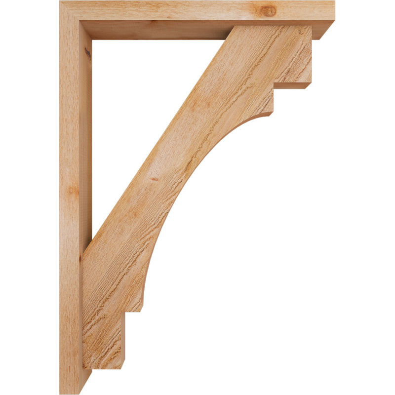 Support Merced Block avec support décalé, 40 x 28, Cèdre rouge occidental de l 4 po (scié brut)