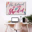 She Believed Typographie - Impression sur toile tendue-232978914