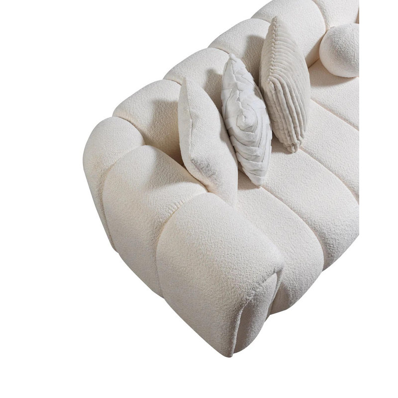 Canapé modulaire Marila, Tissu ivoire