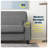 Serta Palisades 73" Track Arm Sofa, Easy Care Fabric, Soft Pillow Back, Pocket Coil Seat Cushions-91084012