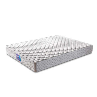 Premium Firm Mattress, Double-Sided, 55.1 x 78.7 x 9.1 inches | Soft Cotton Knitted Fabric Cover, Solid White Color | Perfect for Comfortable Sleep, Supportive Design for All Sleep Positions
