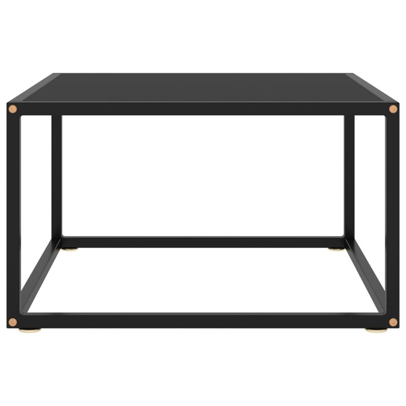Adhvaith Frame Coffee Table, 35cm H x 60cm W x 60cm D, Black
