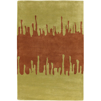 Wool Abstract Indoor Rug
