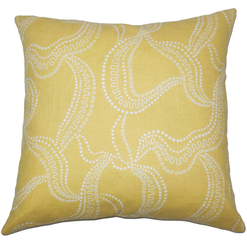 Housse de coussin youvani graphic, 20 po x 20 po, Bouton d'or