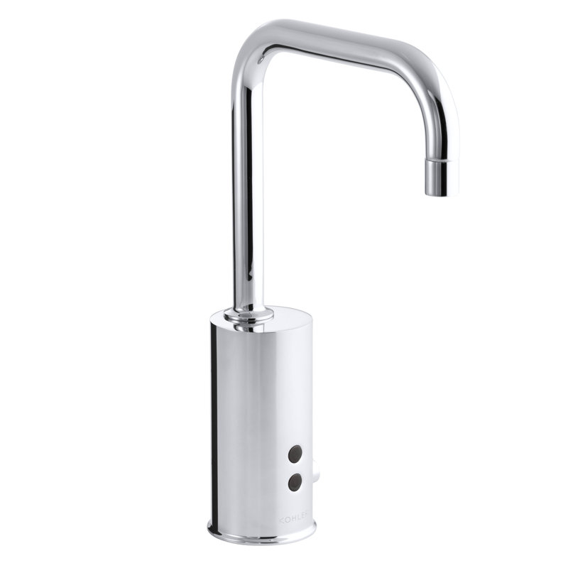 Gooseneck Single-Hole Touchless Ac-Powered Commercial Faucet with Insight Technology, Polished Chrome