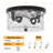 Alixandra 2-Light Flush Mount Ceiling Light With Clear Hammered Glass-295452041-295452040