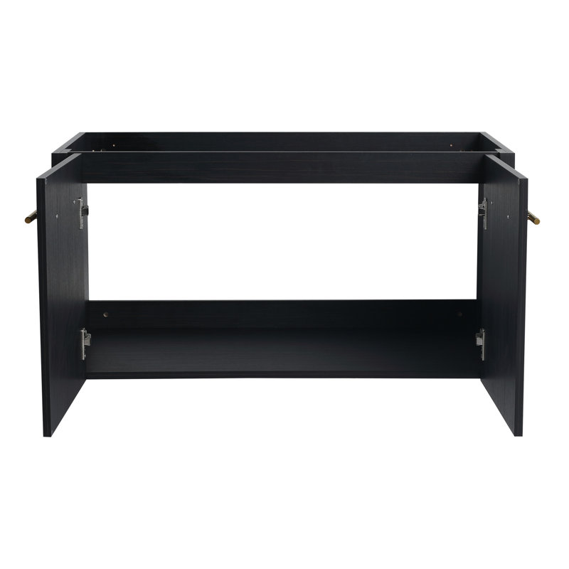 Armoire de salle de bain 36 po, châtaignier noir, attrait moderne avec meuble-lavabo généreux 36 po, capacité suffisante