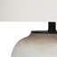 Lampe de table, corps rond en forme de globe, abat-jour tambour en tissu ivoire-122785175