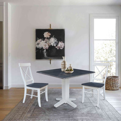Dooly Square Top Dual Dropleaf Dining Set
