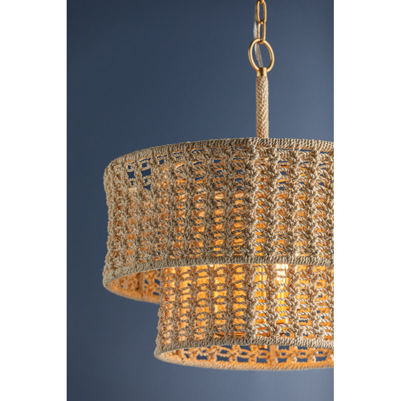 YORKHILL PENDANT, 23" H x 22" W x 22" D