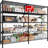 Marlia Steel Height -Adjustable Storage Rack Heavy Duty Shelving Unit-565694246-541543625