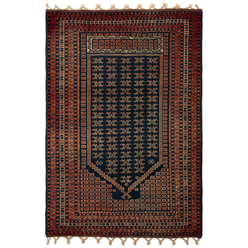 Tapis bleu marine Oliveri