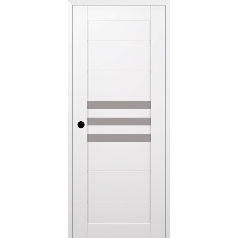 Dome DIY-Friendly Single Prehung Interior Door, 17,75 po x 83,23 po, À droite