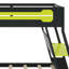 Lit double superposé multifonctionnel, bureau double intégré, ports USB et rangement perforé-630697189