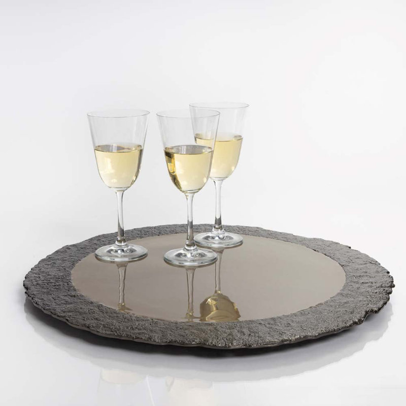 Lazy Susan Large, 0.5" H x 20" W x 20" D, Black Nickel