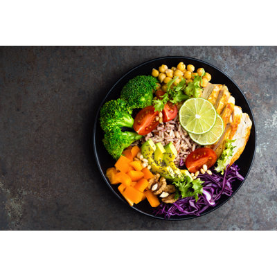 Buddha Bowl Meal - Wrapped Canvas Print
