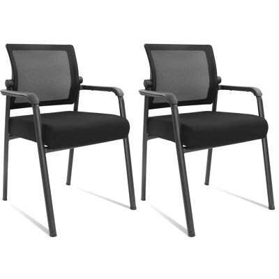 Chaise de salle d'attente en filet avec structure en métal
